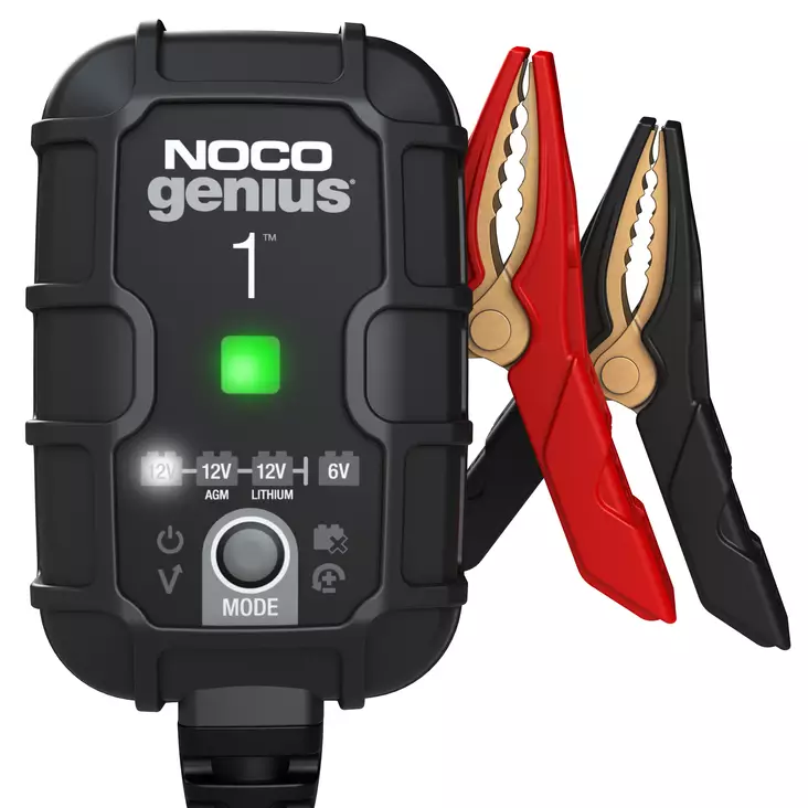 Batteriladdare 6V/12V 1A Noco Genius1 - Underhållsladdare - Batteriladdare och starthjälp - 1210000619242 - 1