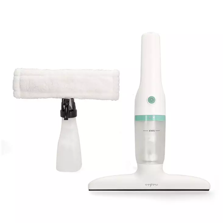 Fönstertvätt | 12 W | 1200 Pa | Kapacitet smutsvattentank: 60 ml | Avtagbar smutsig vattentank | Grön / Vit - Dammsugare - 5412810455232 - 1