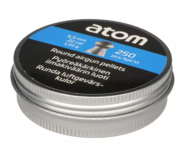 Ilmakiväärin luoti pyöreä 4,5mm 500kpl - Luftvapenammunition och tillbehör - 6410416357232 - 1