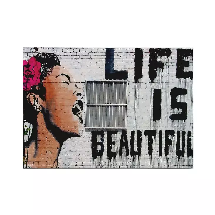 Canvastavla Wallity Flerfärgad Bomull/Polyester 50x70 cm - Tavlor och ramar - 8683342788762 - 1