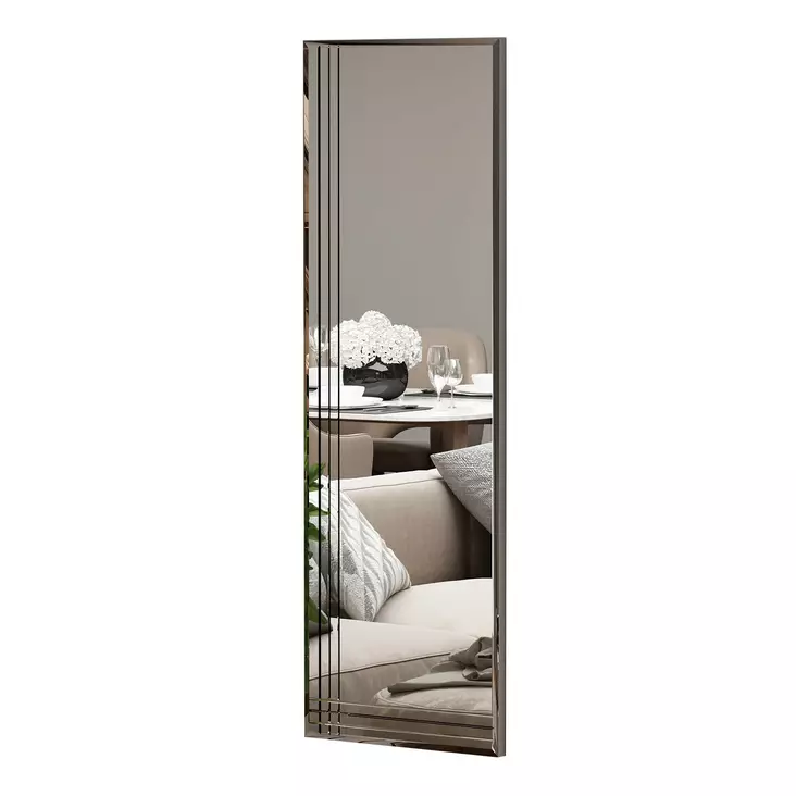 Spegel Hanah Home Trio Transparent Mdf 40x120x2,2 cm - Speglar - 8684282429722 - 1