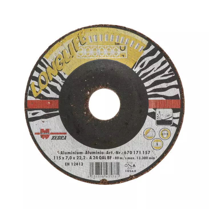 Hiomalaikka alu 125x7,0 longlife - Skivor för vinkelslipmaskin - 4038898433262 - 1