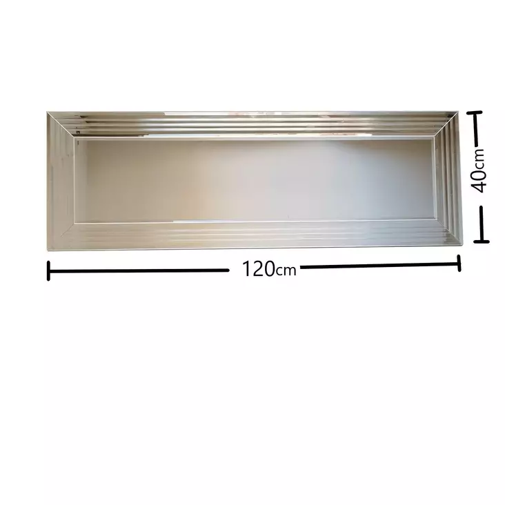 Spegel Hanah Home A301Y Silver Mdf 120x40x2,2 cm - Speglar - 8681875708332 - 1