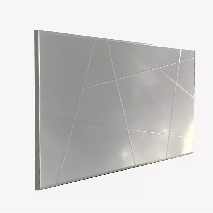 Spegel Hanah Home A331Y Silver MDF 130x62x2,2 cm - Speglar - 8681875986402 - 1