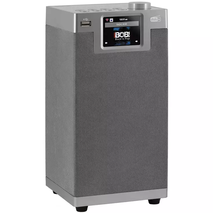 DABMAN i610 Multifunktionell stereoradio DAB+ / FM / Internet / Bluetooth Grå - Radioapparater - 4024035268002 - 10