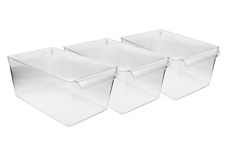 Kylskåpsorganisatör Hermia Transparent Plast 3 Delar - Matlådor och matförvaringsbehållare - 8683342792172 - 1