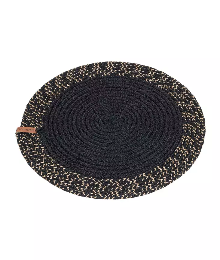 Bordslöpare Aberto Design 9030054 Svart Bomull 37x37 cm - Dukar och tabletter - 8683743770182 - 1