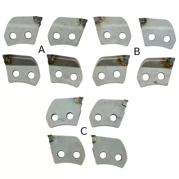 Stubbfräsblad 12 st blad - Trädgårdsfräsar - 0283080050152 - 1