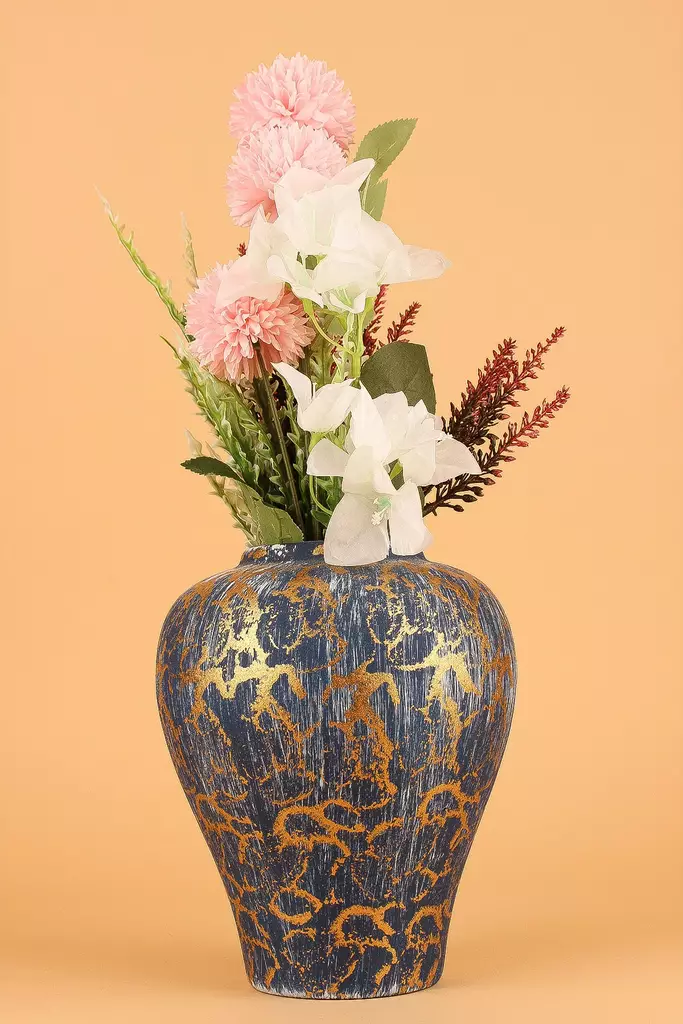 Dekorativ Kruka Aberto Design YL744 Flerfärgad Keramik 16x19 cm - Hängande blomkrukor och vaser - 8684283435852 - 1