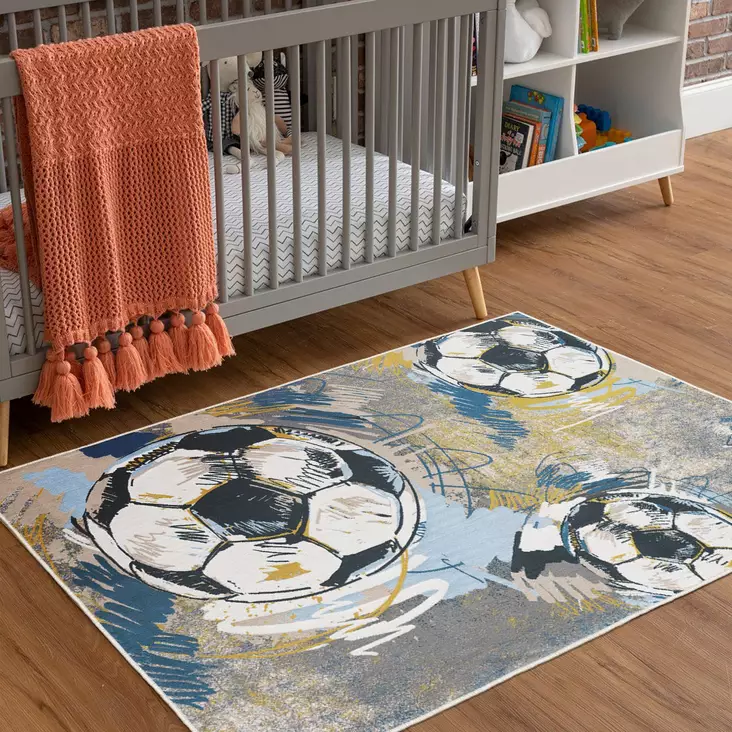 Gångmatta (100 x 150), flerfärgad, 100 x 150 cm, antibakteriell, halkfri - Små mattor och gångmattor - 8683342890472 - 1