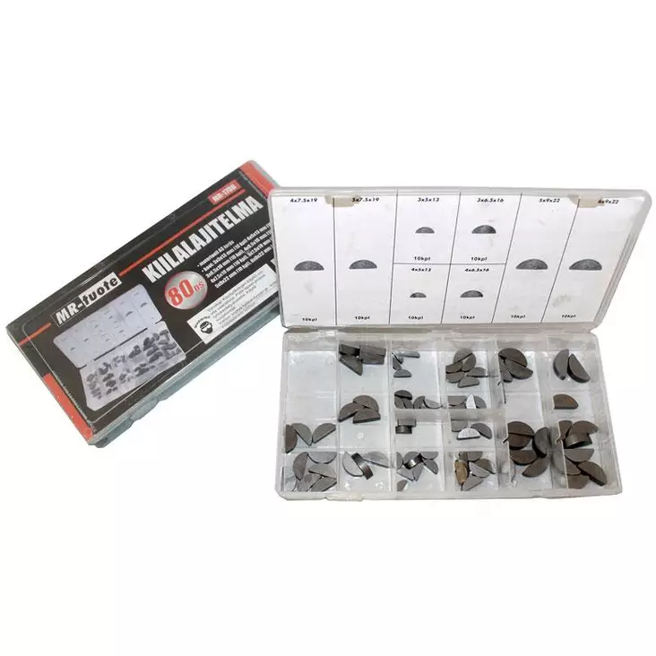 Kilset 80-delars A3-stål - Smådelsuppsättningar - 6430032156682 - 1