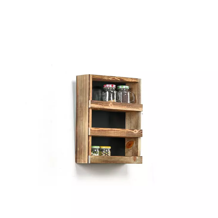 Hylla Aberto Design Tre Lagerhylla Natur Trä 28x34x8 cm - Vägghyllor - 8684282607762 - 1