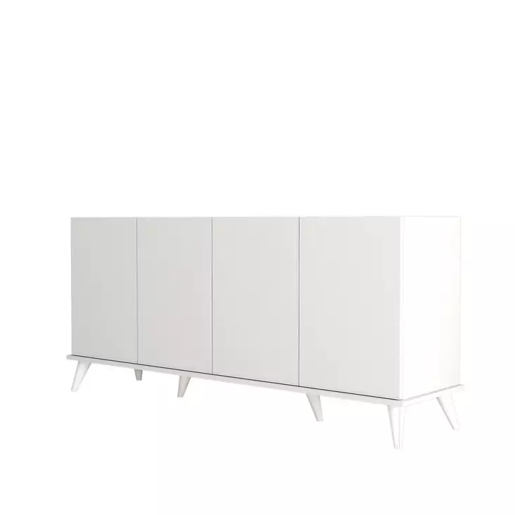Konsolbord Hanah Home Elegante 1602 Vit Spånskiva 180x80,8x45 cm - Byråer och skåp - 8682870764002 - 1