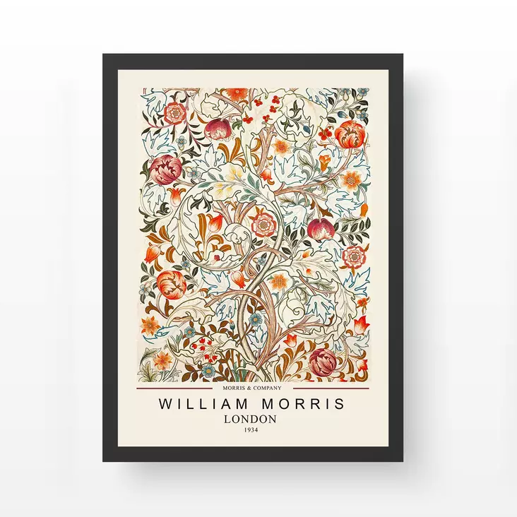 Dekorativ inramad målning, flerfärgad, 35 x 45 cm, tålig, livfull - Tavlor och ramar - 8683743022632 - 1