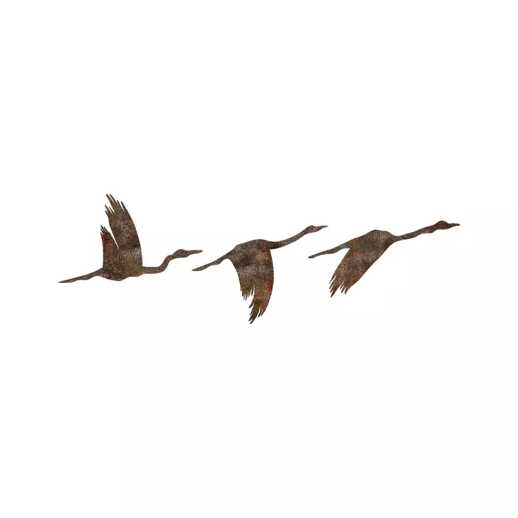 Dekorativ väggdekoration i metall, patinerad, 11 x 16 cm, 14 x 22 cm, 18 x 27 cm, hållbar, unik, elegant - Dekorationer, prydnadsföremål - 8684282644842 - 1