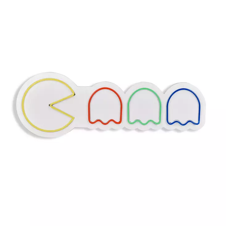 Led Väggdekor Wallxpert Pacman Flerfärgad Plast 55x19 cm - Tavlor och ramar - 8683342476072 - 1