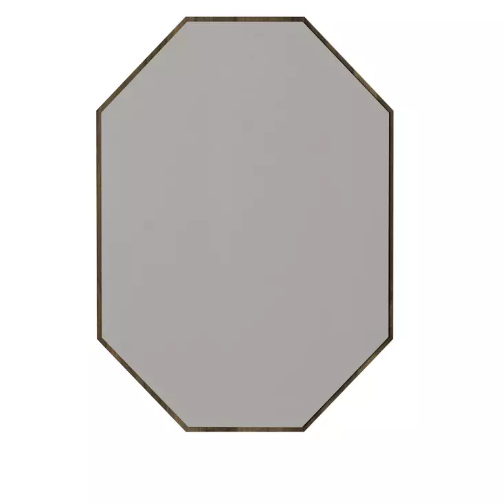 Spegel Hanah Home Lost Valnöt Spånskiva 45x70x2 cm - Speglar - 8681875312102 - 1