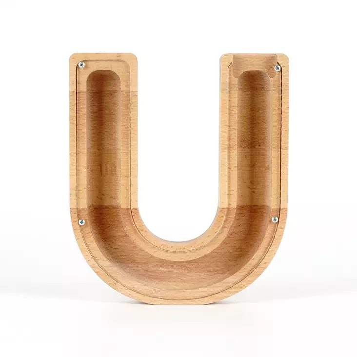 Dekorativ spargris, vit, 18 x 22 x 3 cm, hållbar, stilren, mångsidig - Dekorationer, prydnadsföremål - 8681875287622 - 1