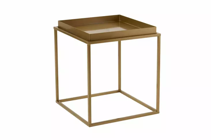 Soffbord Hanah Home Shb018A Guld Metall 45x45x52 cm - Soffbord - 8684283715152 - 1