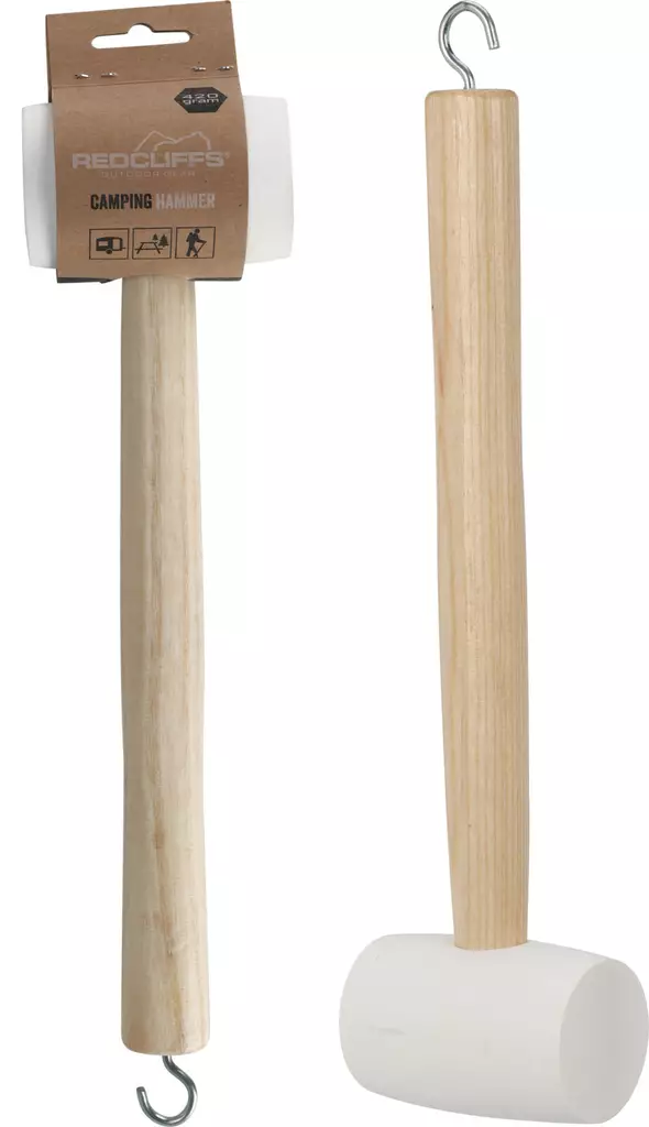 Gummiklubba 420g, vitt huvud, eukalyptushandtag, testad - Hushållsprodukter - 8720573906142 - 1