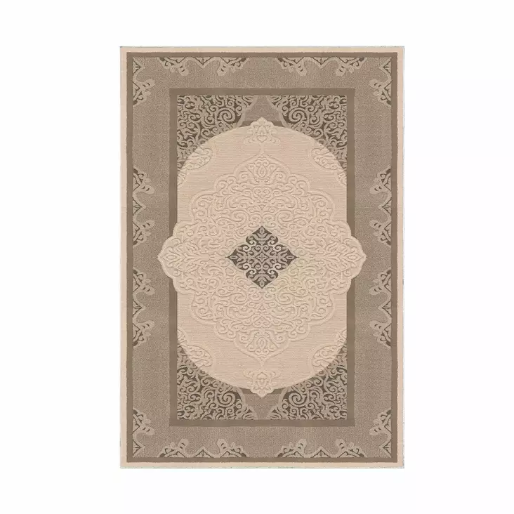 Badrumsmatta Set Mijölnir Flerfärgad 100% Polyester Halkfri Antibakteriell 50x60 cm & 60x100 cm - Badrumsmattor och våtrumsmattor - 8683342420532 - 1