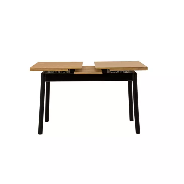 Matbord Hanah Home Oliver Open Svart Spånskiva 120x77x75 cm - Matbord - 8683743538362 - 1