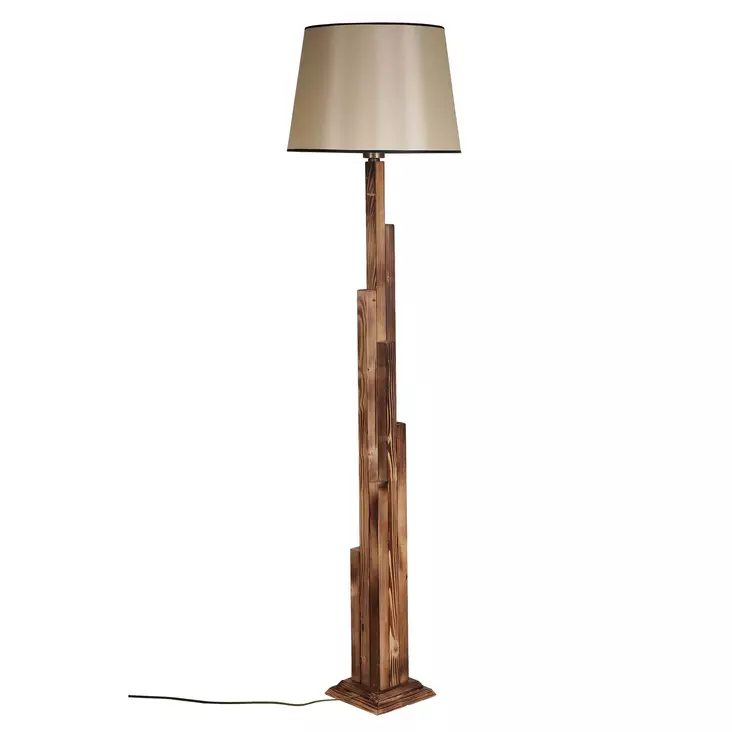 Golvlampa Opviq Pramit Brun Trä 165 cm - Golv- och bordslampor - 8681875645262 - 1