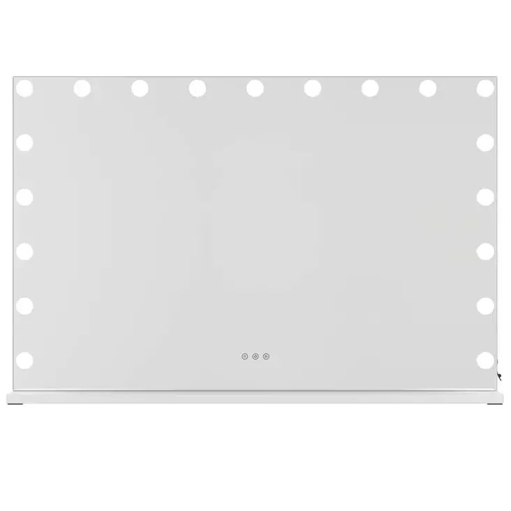 Lumio Lights Hollywood 100 x 65 cm sminkspegel med 19 LED-lampor - Smink och sminktillbehör - 6438014427942 - 1