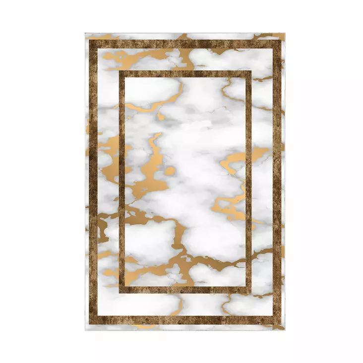 Lyxigt badrumsmatteset (2 st), flerfärgat, 50 x 60 cm, 60 x 100 cm, antibakteriellt - Badrumsmattor och våtrumsmattor - 8683342420792 - 1