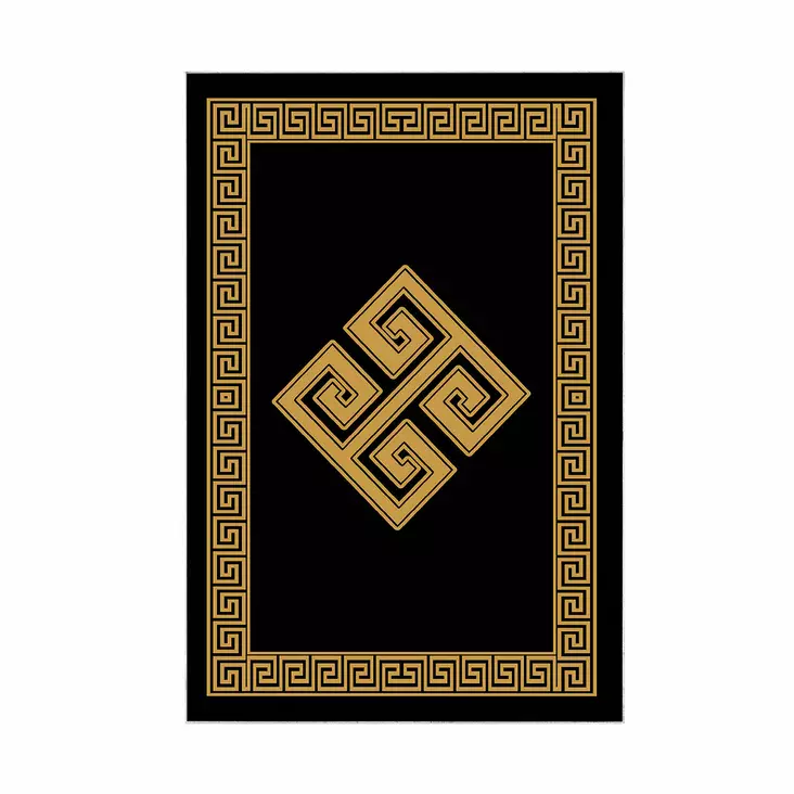 Luxus badrumsmatteset (2 st), flerfärgad, 50 x 60 cm, 60 x 100 cm, mjuk, halkfri, antibakteriell - Badrumsmattor och våtrumsmattor - 8683342420952 - 1