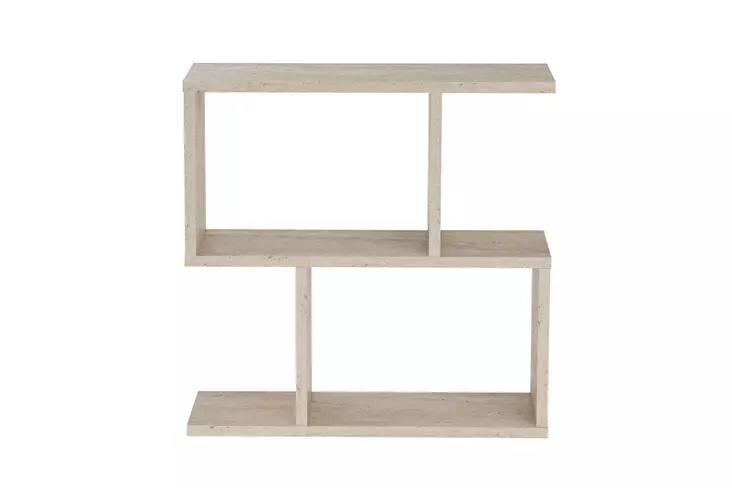Sidobord Hanah Home Life Travertine Spånskiva 60x60x20 cm - Sidobord och extrabord - 8684283111282 - 1