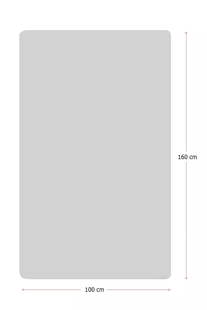 Matta (100 x 160), flerfärgad, 100 x 160 cm, mjuk, antibakteriell - Stora och medelstora mattor - 8681875898262 - 1