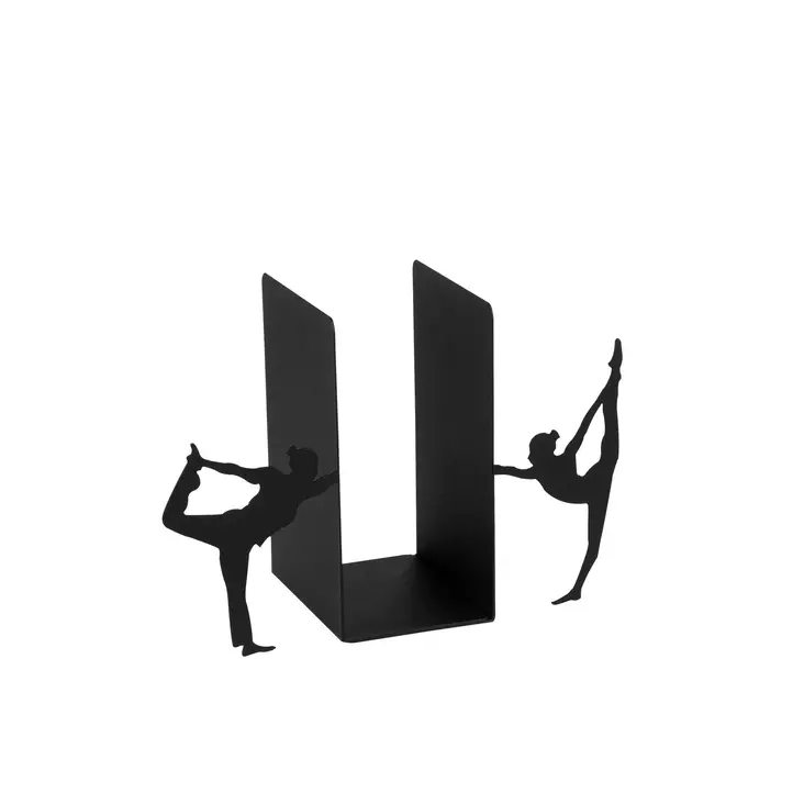 Bokstöd Aberto Design Kitap Tutucu 8 Svart Metall 34x14x22 cm - Bokhyllor - 8682870703322 - 1