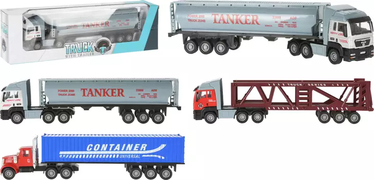 Metalltraktor leksak 28,5 cm, 6 modeller, fönsterförpackning - Hushållsprodukter - 8720573340922 - 1