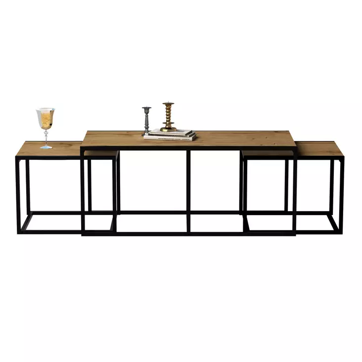 Soffbord Hanah Home Gigante Ek Spånskiva 120x50x60 cm - Soffbord - 8681875508642 - 1