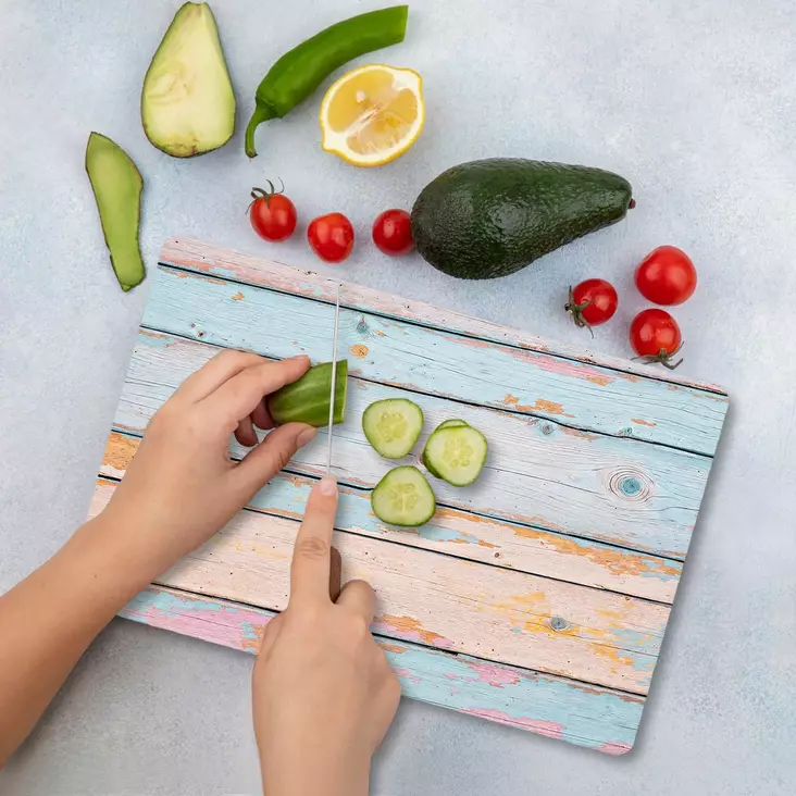 Skärbräda Hermia Flerfärgad Glas 20x30 cm - Köksredskap - 8684283724932 - 1