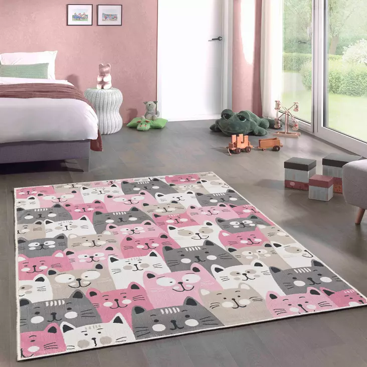 Matta Conceptum W1015 Flerfärgad Polyester 140x220 cm - Stora och medelstora mattor - 8683342891042 - 1