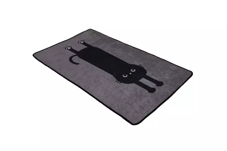 Badrumsmatta Mijölnir Flerfärgad 100% Polyester Antibakteriell Halkfri 70x120 cm - Badrumsmattor och våtrumsmattor - 8683342800792 - 1