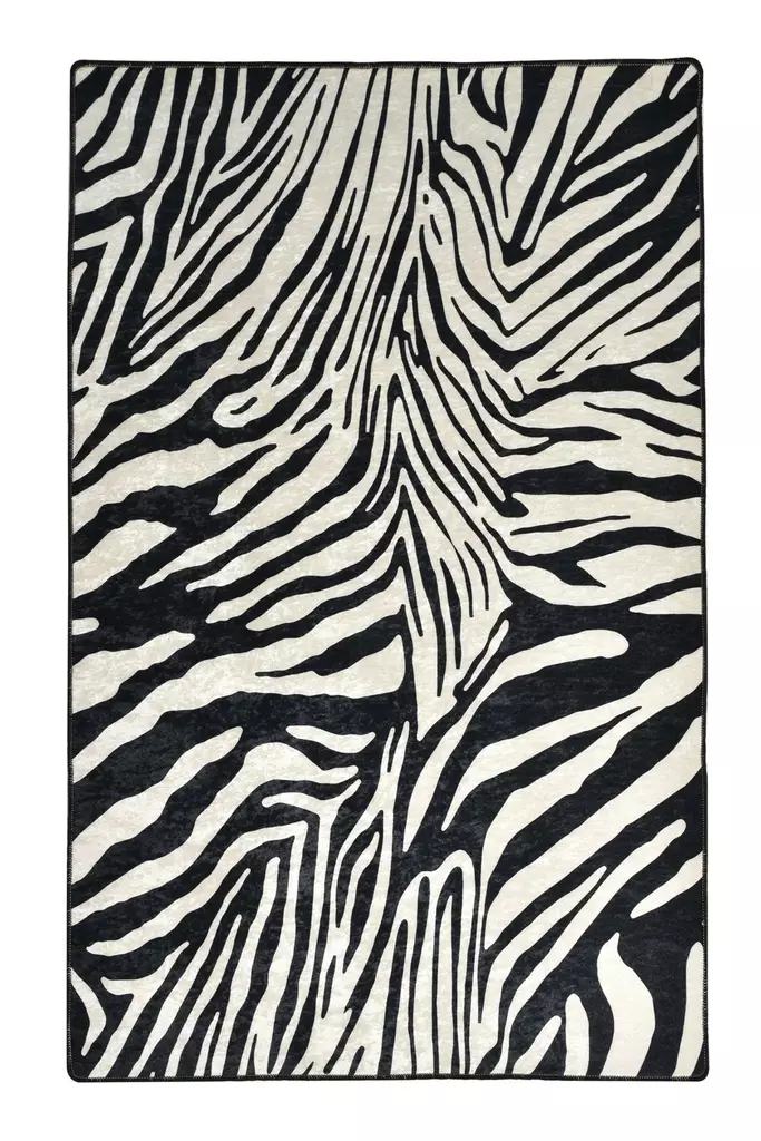 Gångmatta Conceptum Zebra Flerfärgad Polyester 80x150 cm - Små mattor och gångmattor - 8681875593242 - 1