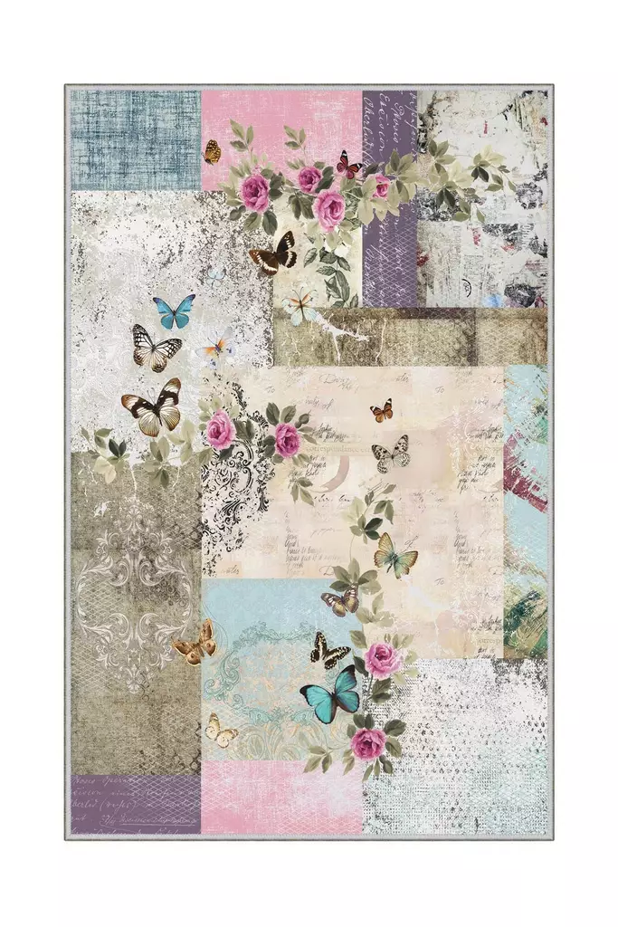 Gångmatta Conceptum Hmnt558 Flerfärgad Polyester 80x150 cm - Små mattor och gångmattor - 8682870629462 - 1