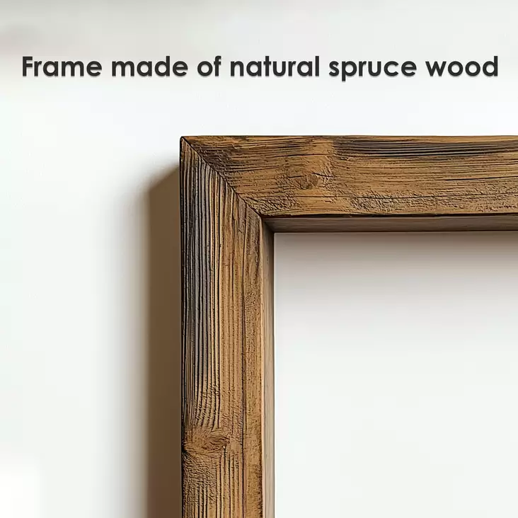 Inramad MDF-tavla Wallity Flerfärgad MDF 35x47 cm - Tavlor och ramar - 8684283652242 - 1