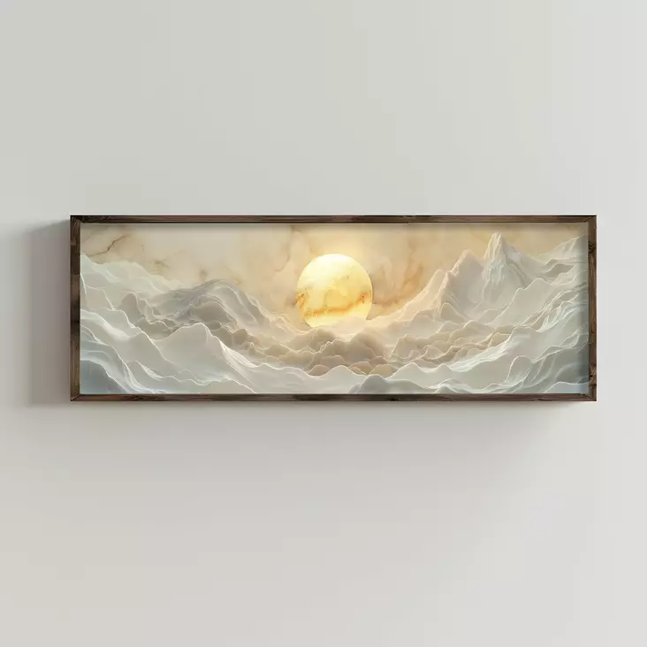 Inramad MDF-tavla Wallity Flerfärgad MDF 40x120 cm - Tavlor och ramar - 8684282616122 - 1