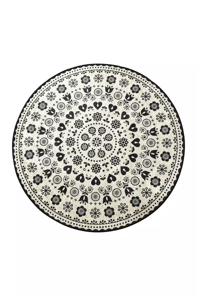 Badrumsmatta Mijölnir Flerfärgad 100% Polyester Antibakteriell Halkfri 140 cm - Badrumsmattor och våtrumsmattor - 8681875665802 - 1