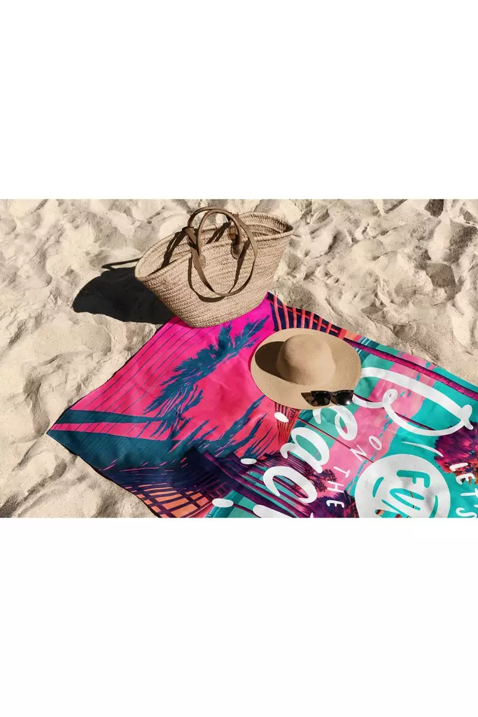 Strandhandduk Mijölnir Flerfärgad Mikrofilament 70x130 cm - Handdukar - 8684282665502 - 1
