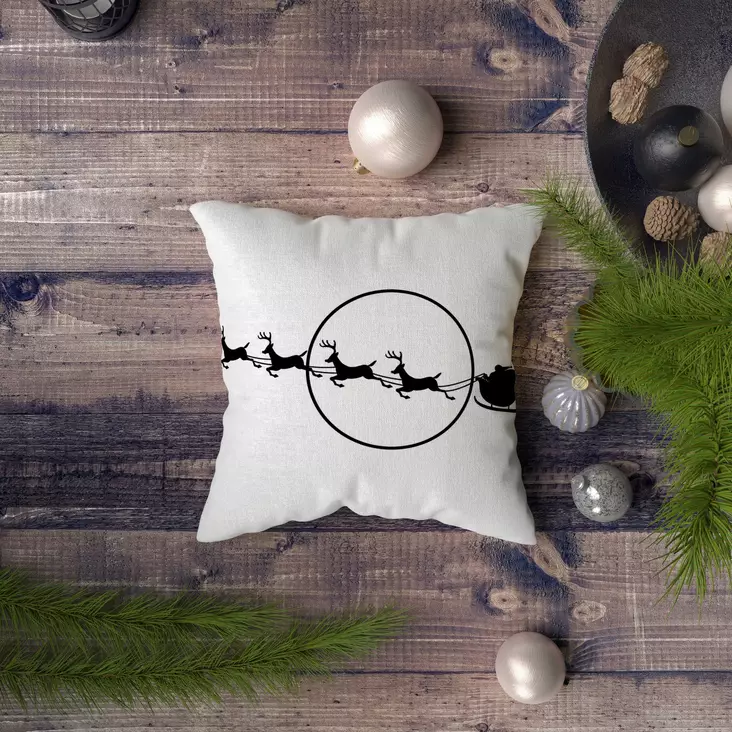 Kuddfodral Aberto Design NYXMAS128 Flerfärgad Polybomull 43x43 cm - Prydnadskuddar - 8683743250592 - 1