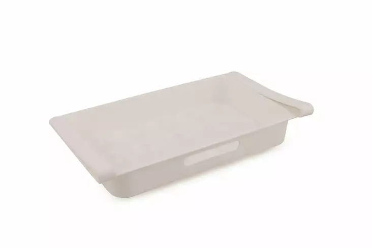 Ägghållare, vit, 31,5 x 17,8 x 4,5 cm, hållbar, lätt att rengöra - Serveringsfat - 8683342494052 - 1