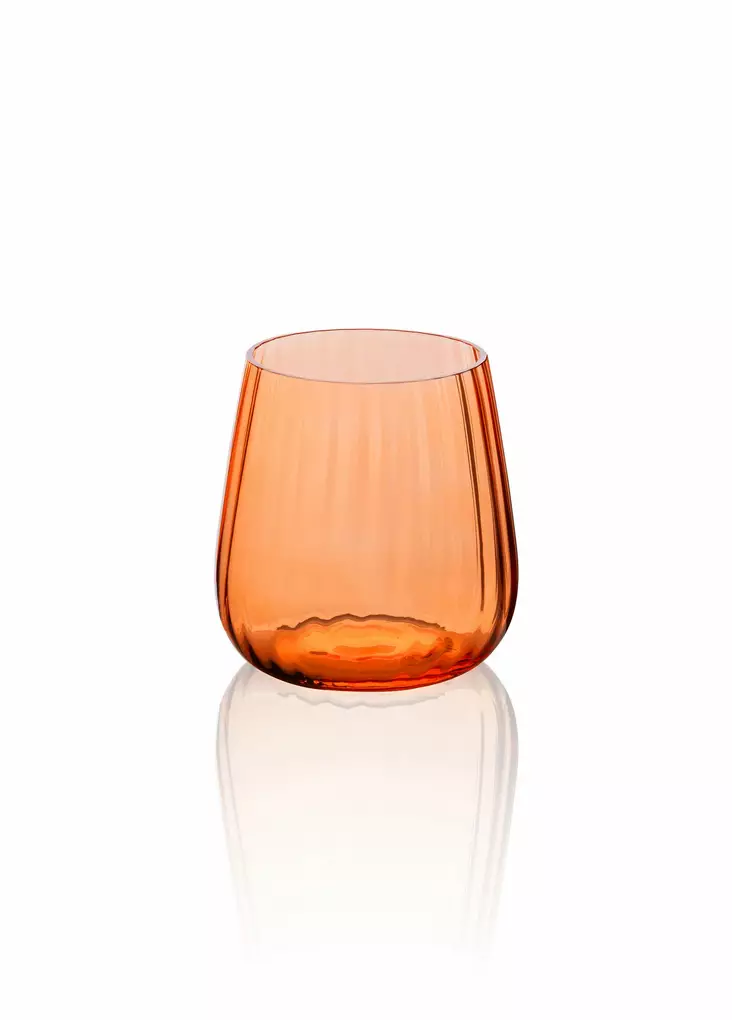 Glas Hermia Orange Glas 450 ml - Dricksglas - 8684283559282 - 1