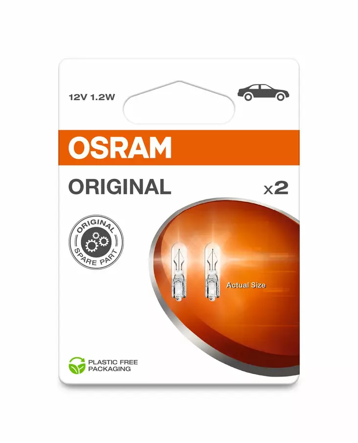 Osram 1,2W lasikantalamppu - Strålkastare och glödlampor - 4062172395762 - 1