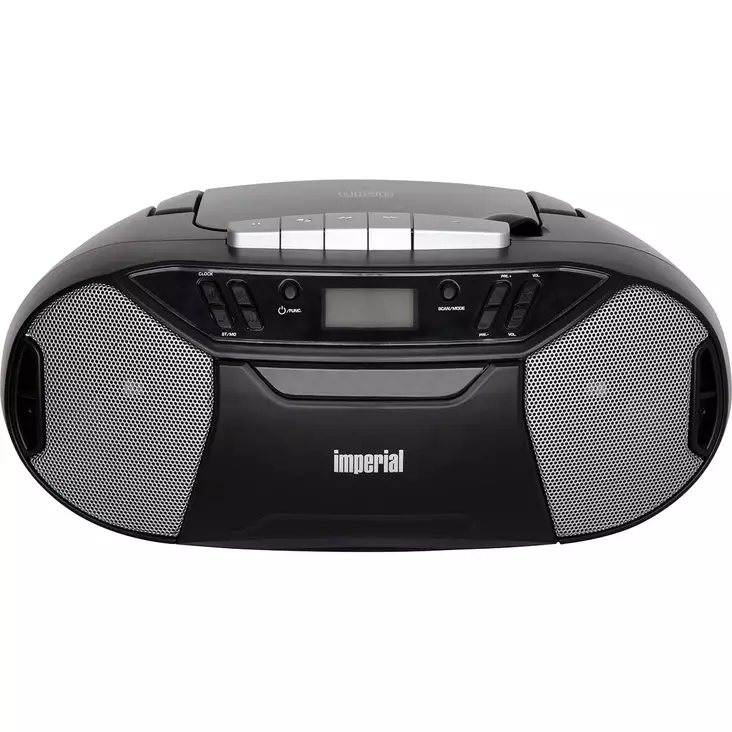PBB 1 Compacte portabel boombox med CD-spelare, kassettdäck och FM-radio - Bluetooth-högtalare - 4024035325002 - 10