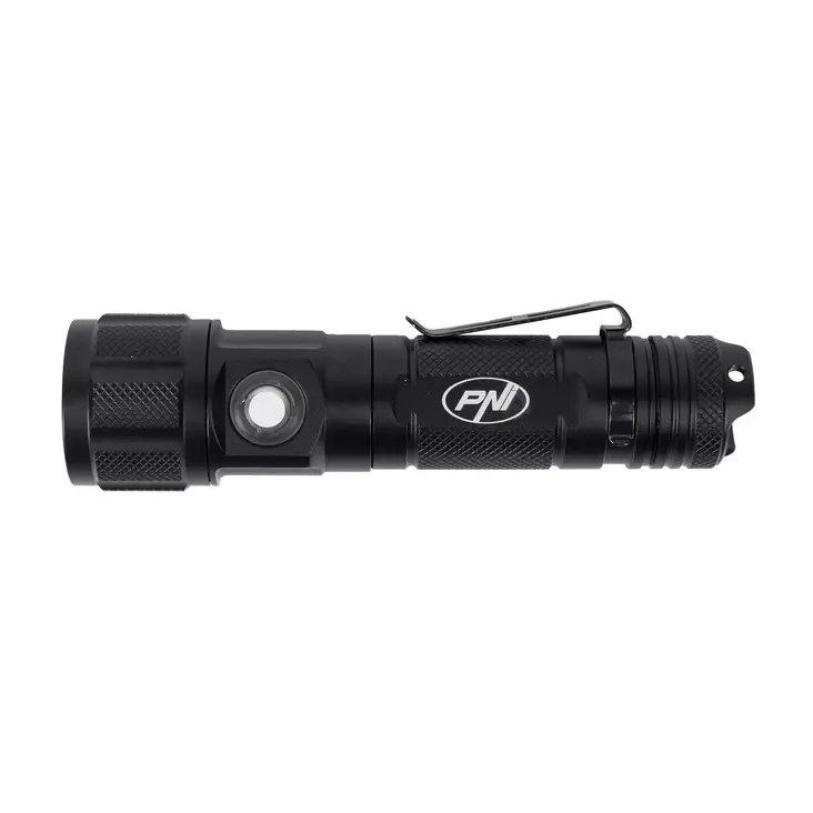 PNI Adventure FDW25 ficklampa med LED, 800lm, aluminium, batteri 3000 mAh, avstånd 200 meter - Ficklampor - 5949066534102 - 1